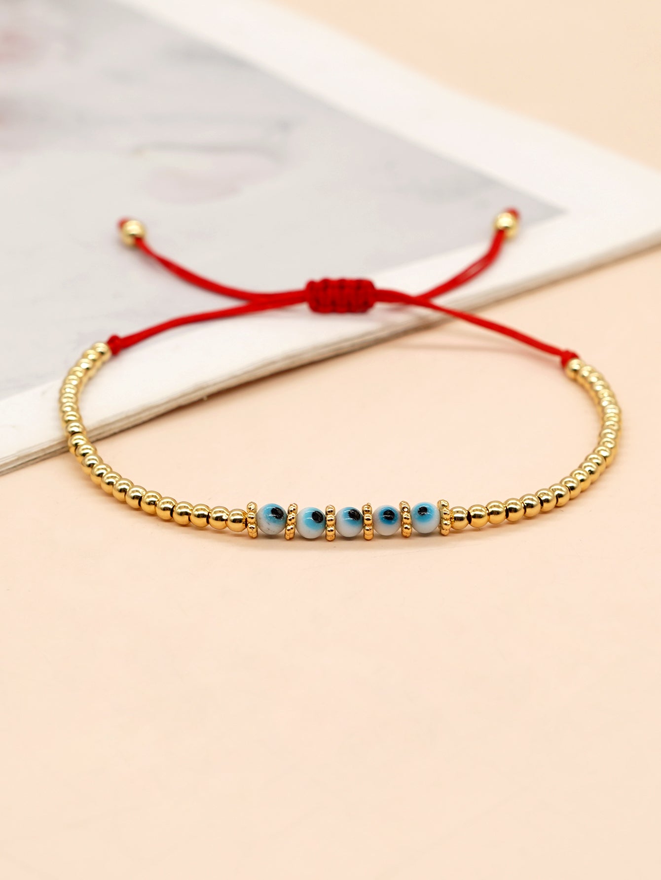 Casual Simple Style Eye Glass Rope Beaded Braid Women's Bracelets