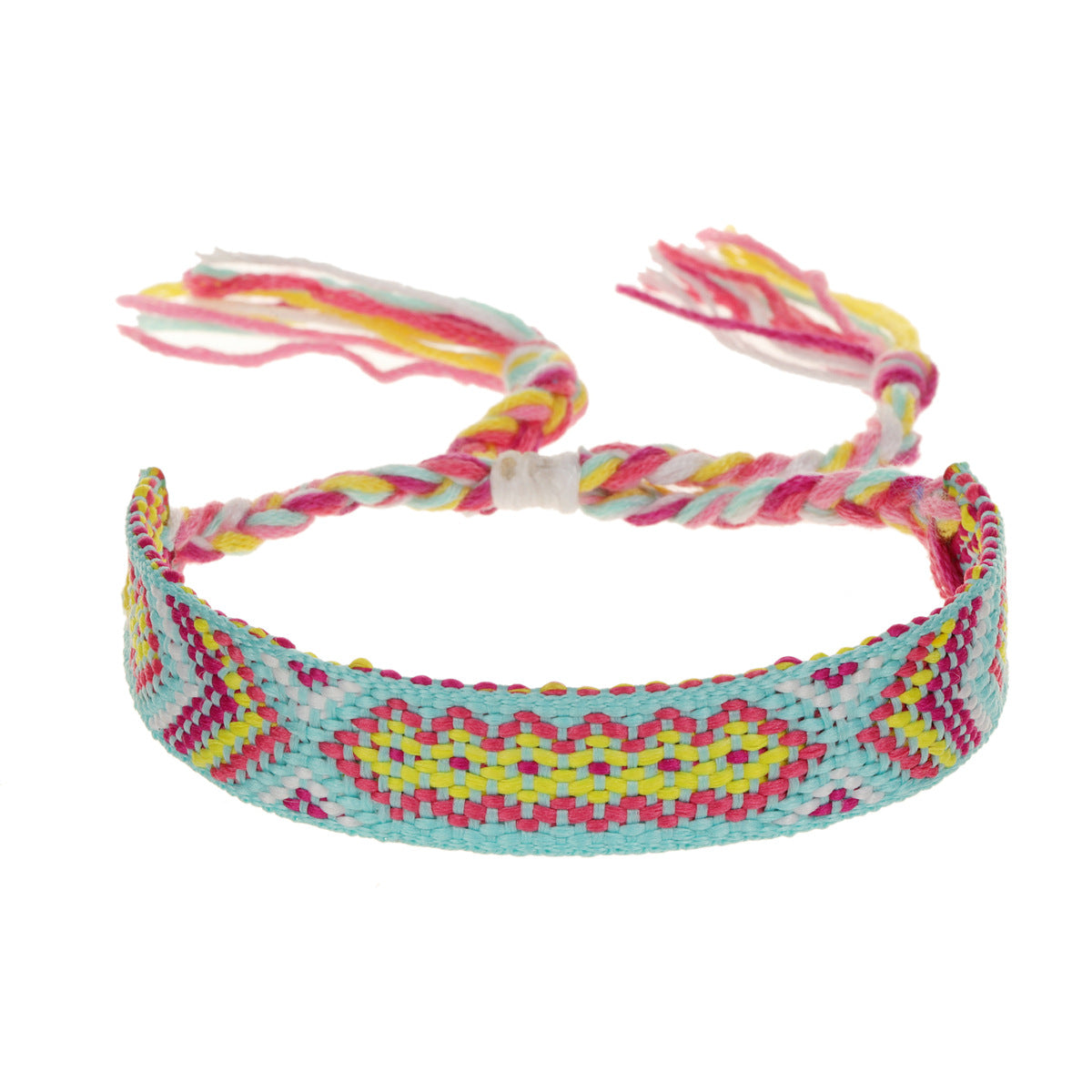 Ethnic Style Geometric Polyester Cotton Knitting Unisex Bracelets