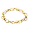 Retro Simple Style Geometric Solid Color Stainless Steel Plating 18k Gold Plated Bracelets