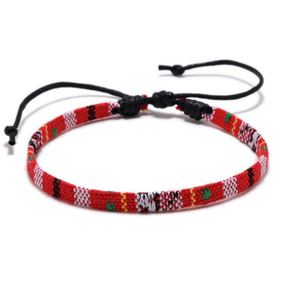 Ethnic Style Color Block Rope Wholesale Bracelets