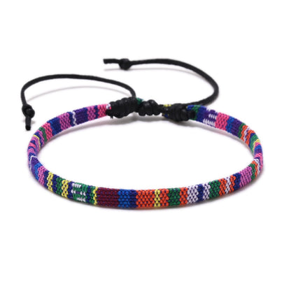 Ethnic Style Color Block Rope Wholesale Bracelets