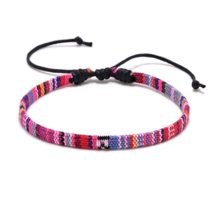 Ethnic Style Color Block Rope Wholesale Bracelets