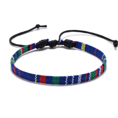 Ethnic Style Color Block Rope Wholesale Bracelets