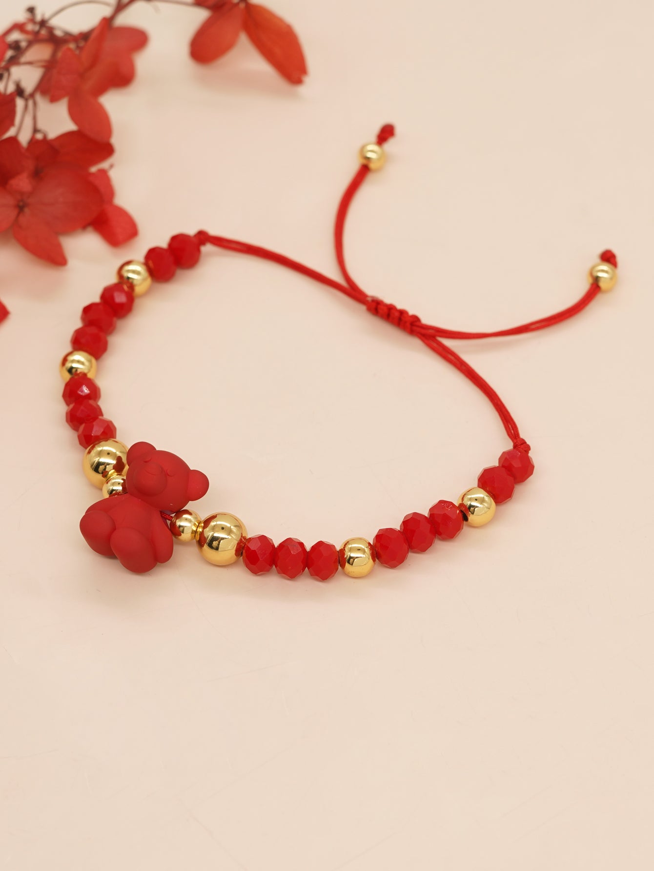 Simple Style Commute Flower Glass Copper Wholesale Bracelets