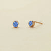 1 Pair Simple Style Geometric Plating Inlay Copper Zircon 18k Gold Plated Ear Studs