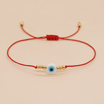 Casual Eye Artificial Crystal Glass Wholesale Bracelets