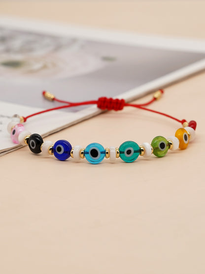 Casual Eye Artificial Crystal Glass Wholesale Bracelets