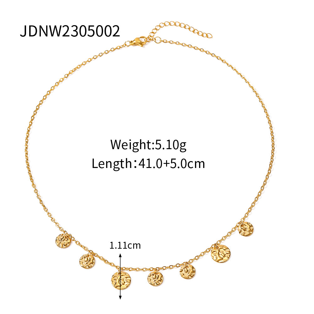 Ig Style Tassel Stainless Steel Plating 18k Gold Plated Necklace