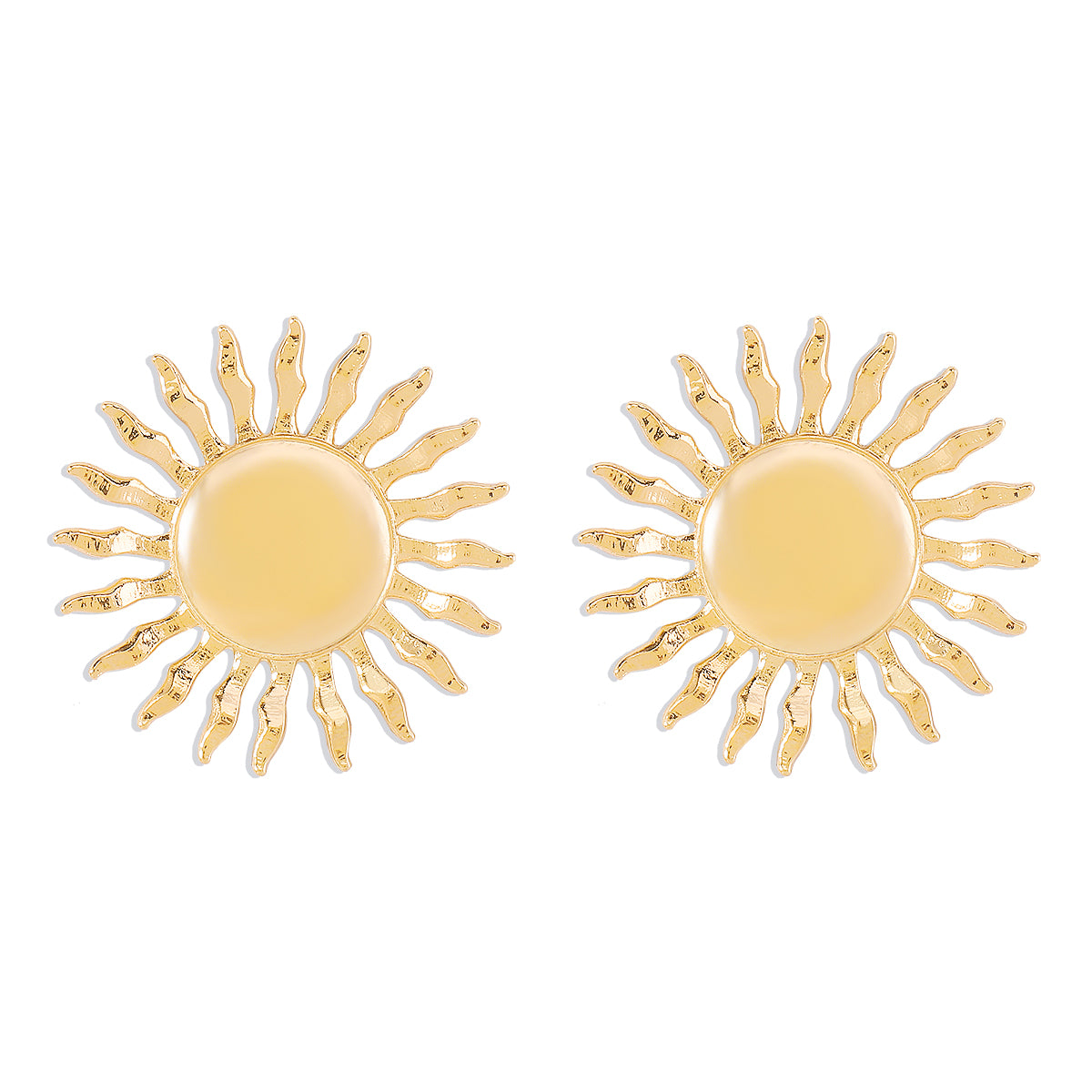 Elegant Retro Sun Iron Women's Ear Studs