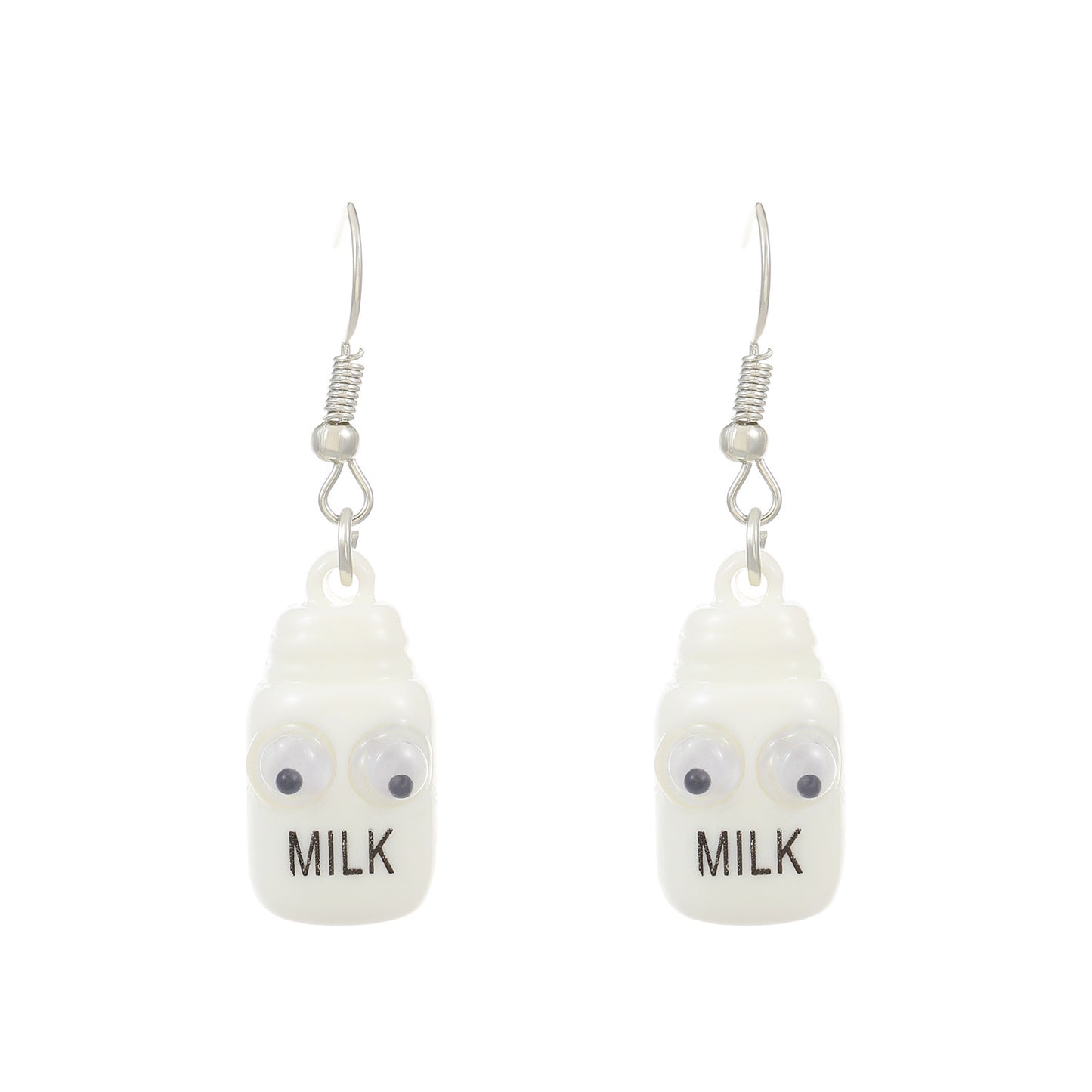 Cute Novelty Cookies Milk Resin Women's Dangling Earrings