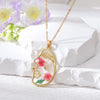 Casual Cute Simple Style Round Alloy Resin Patchwork Women's Pendant Necklace