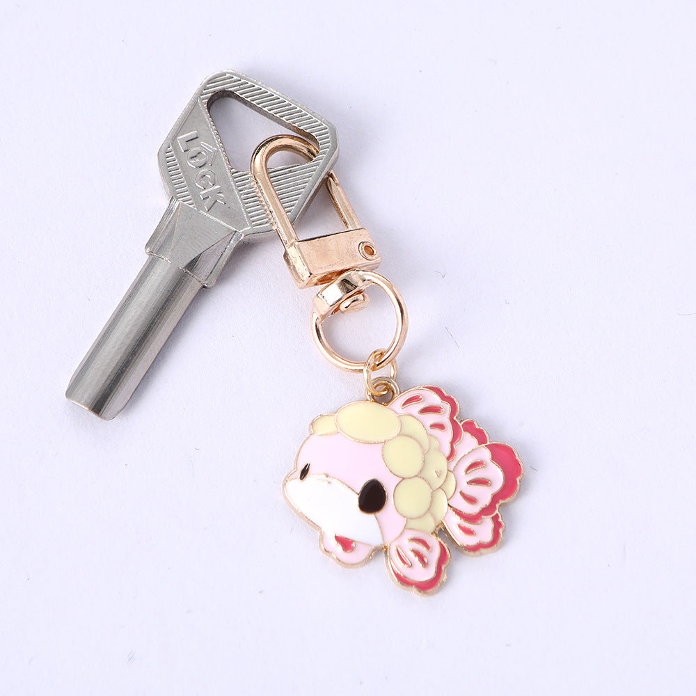 Simple Style Cat Zinc Alloy Women'S Keychain