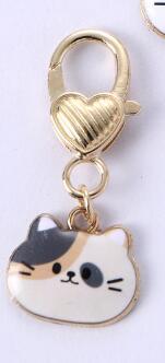 Simple Style Cat Zinc Alloy Women'S Keychain