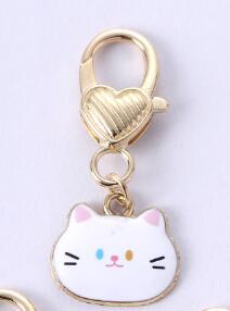 Simple Style Cat Zinc Alloy Women'S Keychain