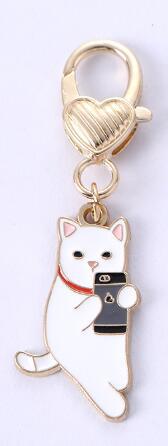 Simple Style Cat Zinc Alloy Women'S Keychain