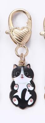 Simple Style Cat Zinc Alloy Women'S Keychain