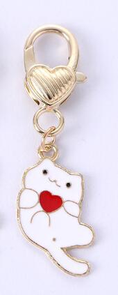 Simple Style Cat Zinc Alloy Women'S Keychain