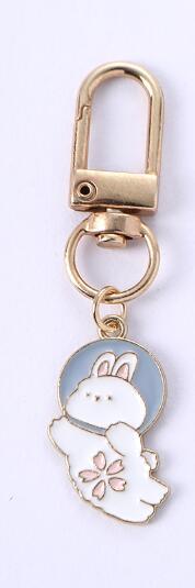 Simple Style Cat Zinc Alloy Women'S Keychain