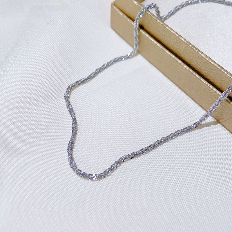 Casual Simple Style Solid Color Titanium Steel Plating Necklace