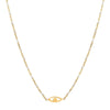 Simple Style Eye Stainless Steel Alloy Plating Gold Plated Pendant Necklace