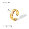 Ig Style Star Heart Shape Snake Stainless Steel Criss Cross Enamel Inlay Artificial Pearls Zircon Rings