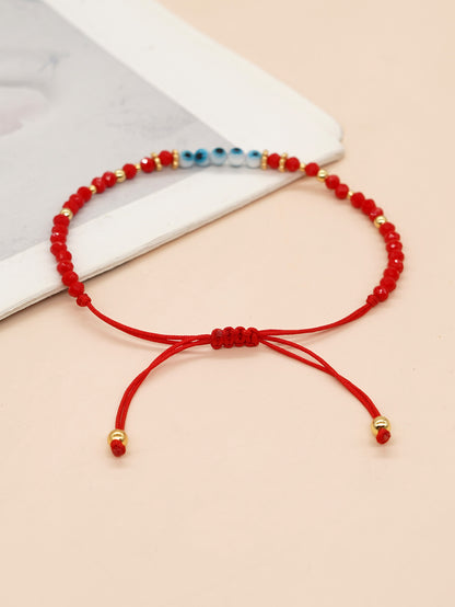 Casual Simple Style Eye Glass Rope Beaded Braid Women's Bracelets