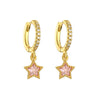 1 Pair Simple Style Bow Knot Inlay Copper Zircon Drop Earrings Earrings