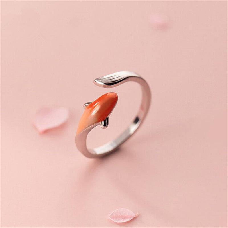 Classic Style Commute Fish Alloy Copper Plating Gold Plated Rings