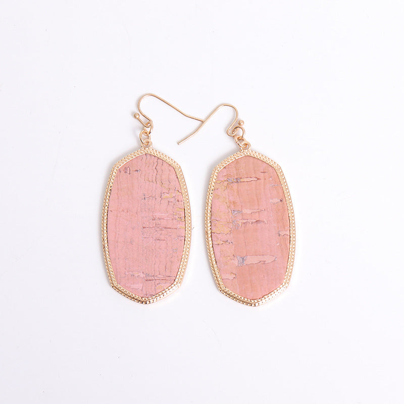 Ethnic Style Geometric Pu Leather Women's Drop Earrings