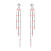 1 Pair Modern Style Tassel Plating Chain Stainless Steel Drop Earrings