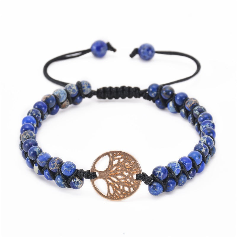 Casual Lucky Tree Natural Stone Bracelets