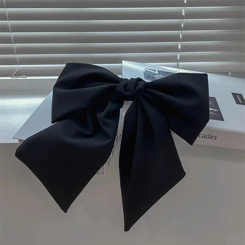 Sweet Bow Knot Cloth Hair Clip