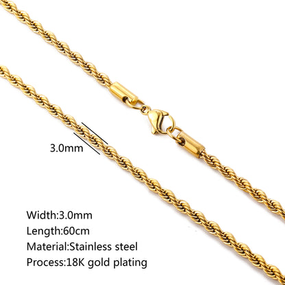 Basic Geometric 18k Gold Plated Stainless Steel Wholesale Jewelry Accessories