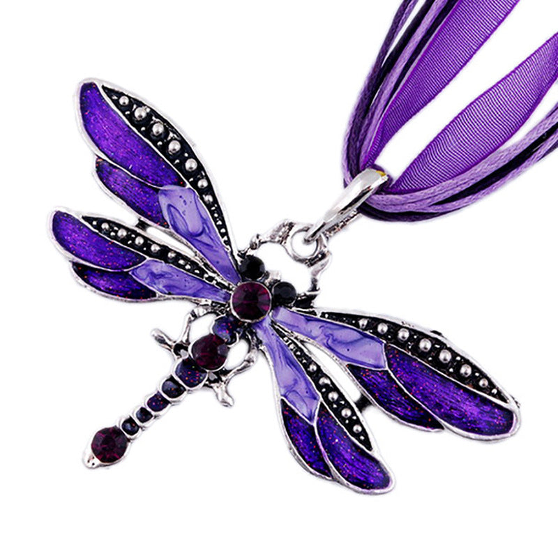 Simple Style Insect Alloy Enamel Women's Pendant Necklace