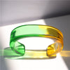 Simple Style Solid Color Arylic Women's Bangle