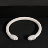 Simple Style Solid Color Stainless Steel Colorful Stoving Varnish Cable Cuff Bracelets