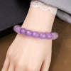 Casual Simple Style Round Gradient Color Plastic Beaded Plating Women's Bracelets