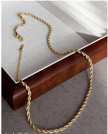 Simple Style Geometric Titanium Steel Plating 18k Gold Plated Necklace