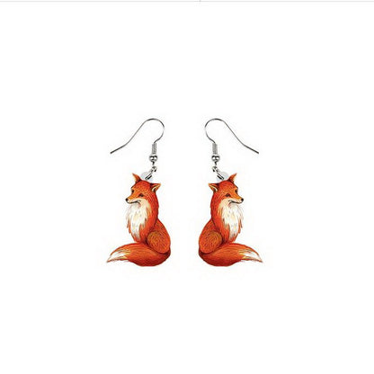 Casual Simple Style Animal Arylic Women's Drop Earrings