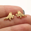 1 Pair Simple Style Bird Plating Stainless Steel Ear Studs