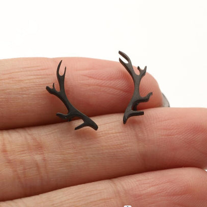 1 Pair Casual Cute Animal Plating Hollow Out Stainless Steel Ear Studs