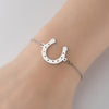 Cute Lady Letter Fox Horse Stainless Steel Plating Bracelets