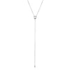 Sterling Silver Elegant Simple Style Geometric Plating Inlay Zircon Pendant Necklace