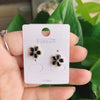 1 Pair Casual Sweet Flower Polishing Plating Inlay Copper Zircon Ear Studs