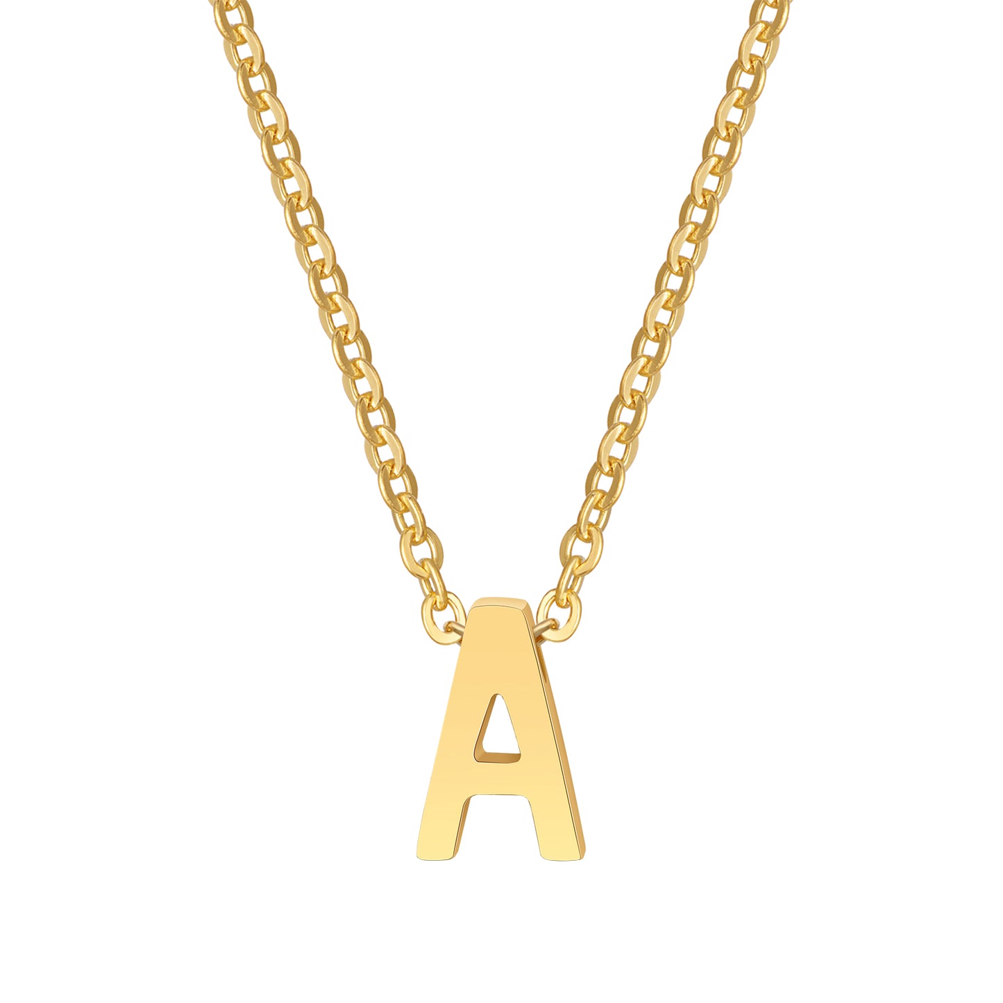 Wholesale Jewelry Simple Style Letter Stainless Steel Gold Plated Plating