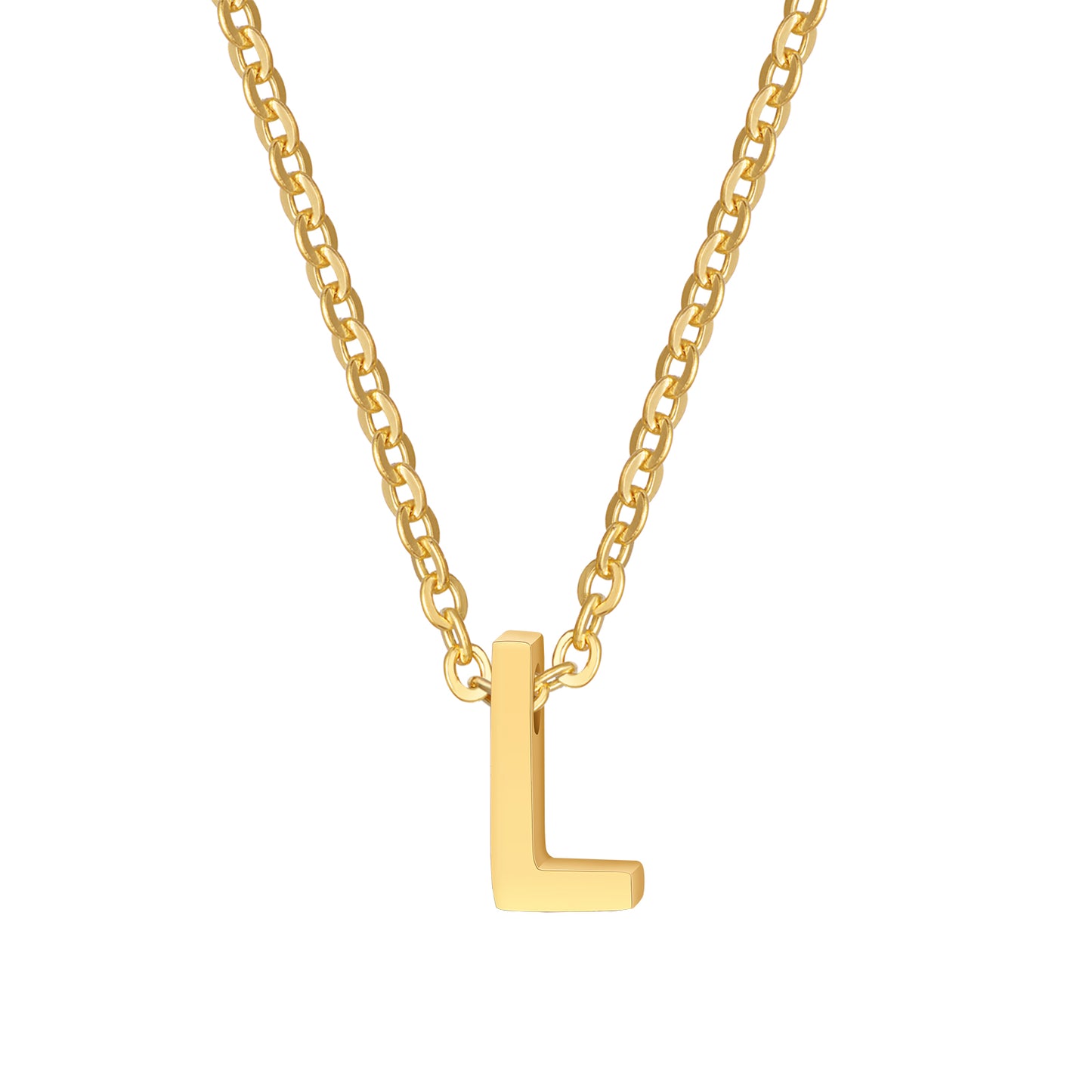 Wholesale Jewelry Simple Style Letter Stainless Steel Gold Plated Plating