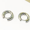 1 Pair Simple Style Solid Color Plating Stainless Steel Gold Plated Earrings