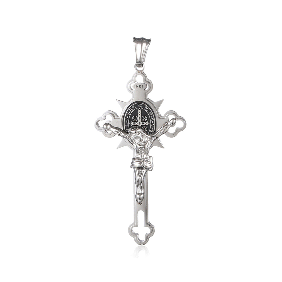 Hip-Hop Cross 304 Stainless Steel Plating Men'S