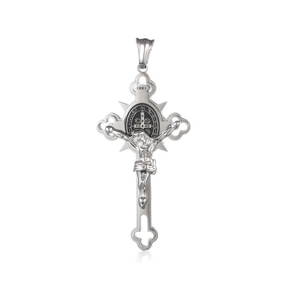 Hip-Hop Cross 304 Stainless Steel Plating Men'S