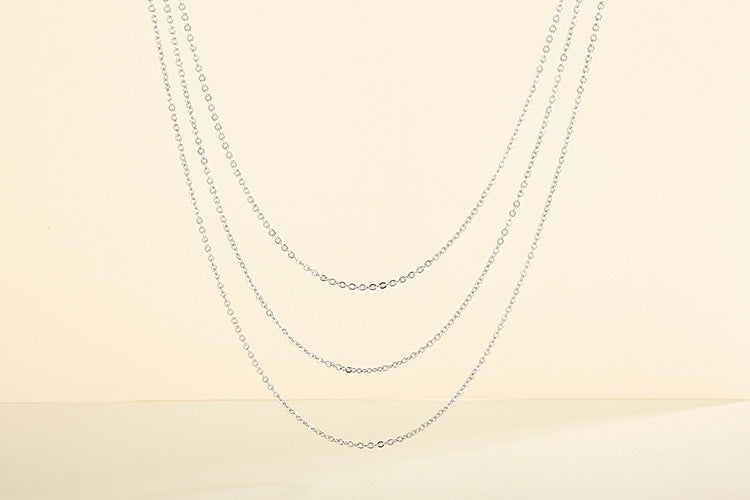 Korean Simple Stainless Chain Three-layer Chain Necklace Wholesale Gooddiy